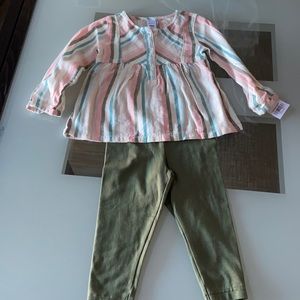 NWT Carter’s pants set